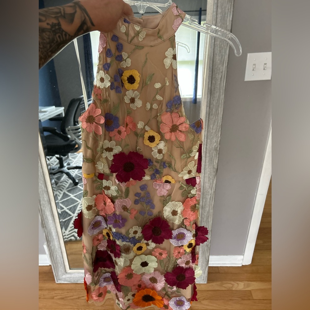 Vici - Small 3D Floral Dress